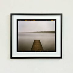 Rollesby Broad, Norfolk - Fotografia monocromatica a colori del paesaggio acquatico invernale