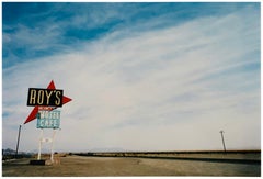 Roy's Motel - Route 66, Amboy, Californie - Photographie de paysage américain en couleur