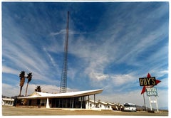 Roy's Motel Route 66, Amboy, Kalifornien – Landschafts-Farbfoto