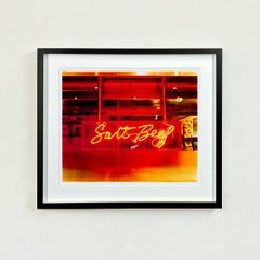 Salt Beef, London - Small Framed Neon Sign Typography Photograph