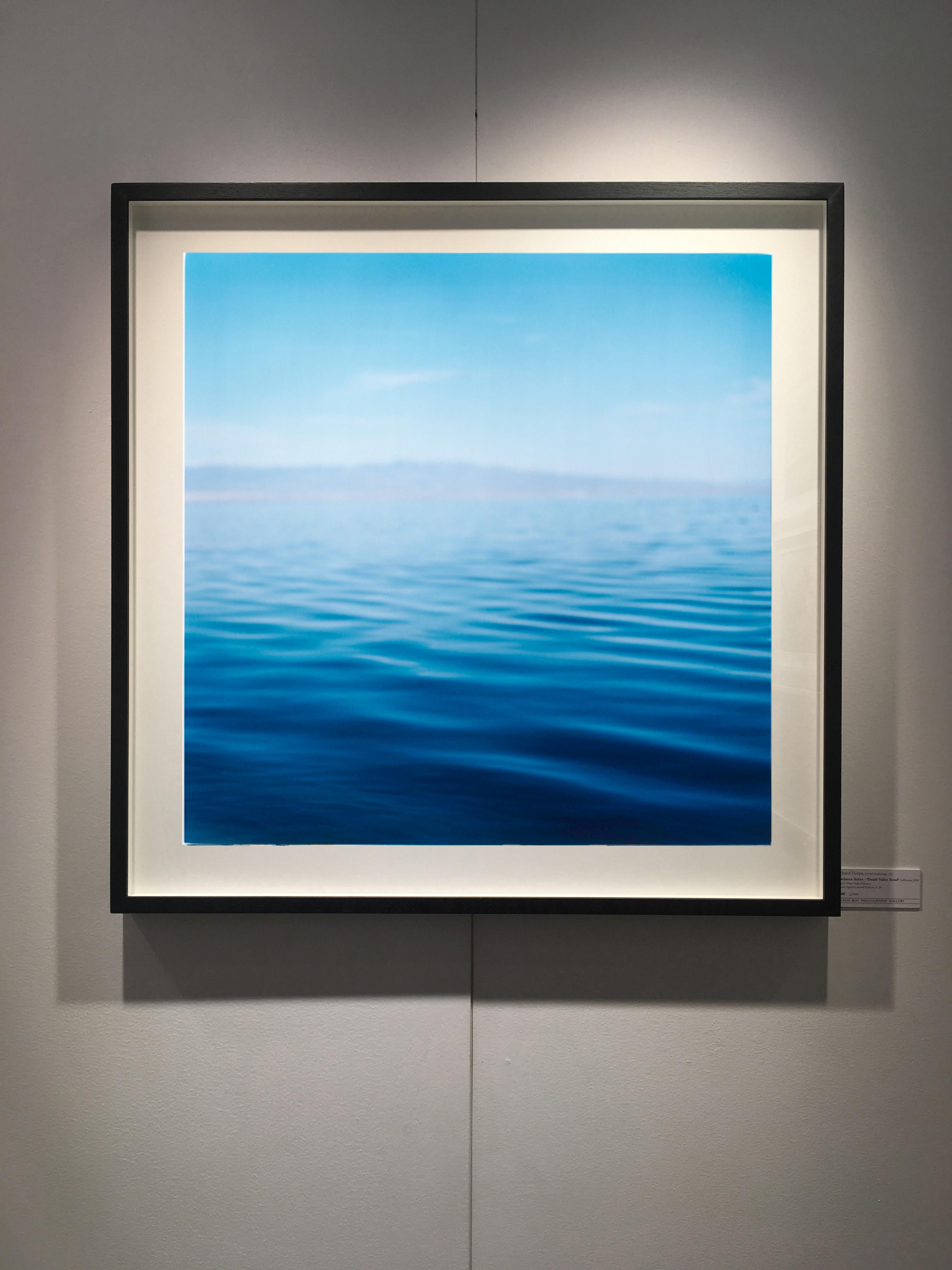 Salton Sea, California - Waterscape, Blue, Color Photography  For Sale 2
