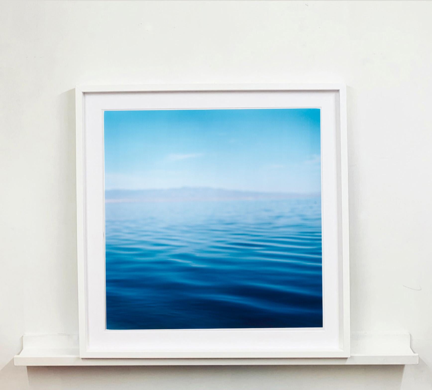 Salton Sea, California - Waterscape, Blue, Color Photography  For Sale 3
