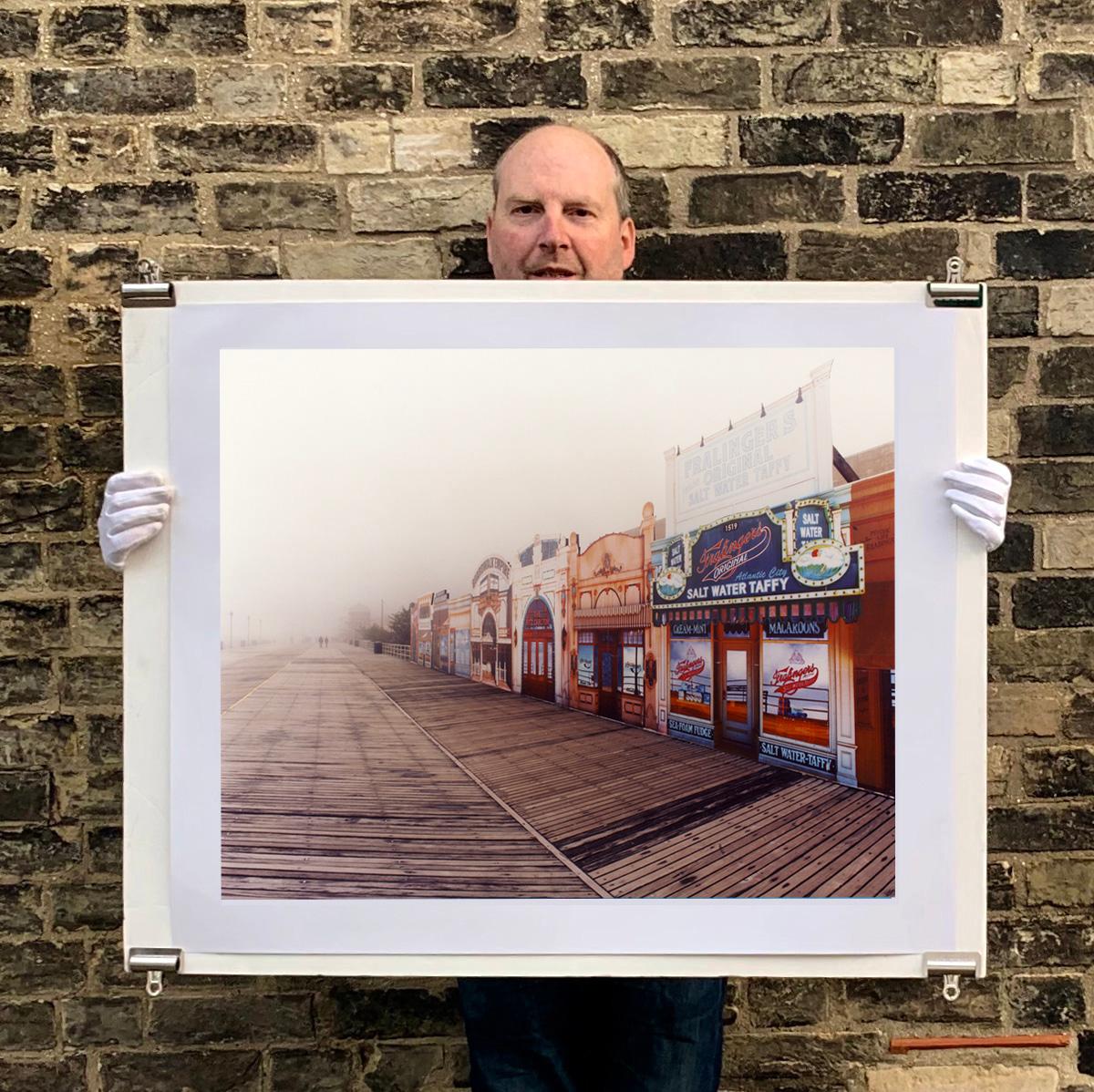 Saltwater Taffy in the Mist, Atlantic City, New Jersey - American Color Photo - Photograph by Richard Heeps