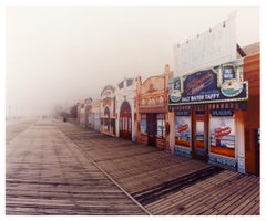 Aquarelle Saltwater Taffy in the Mist, Atlantic City, New Jersey - Photo couleur américaine