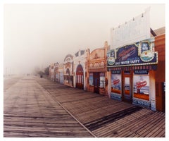 Saltwater Taffy in the Mist, Atlantic City, New Jersey - American Color Photo