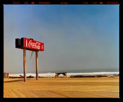 Sandy, Seaside Heights - Photographie couleur typographie de paysage américain