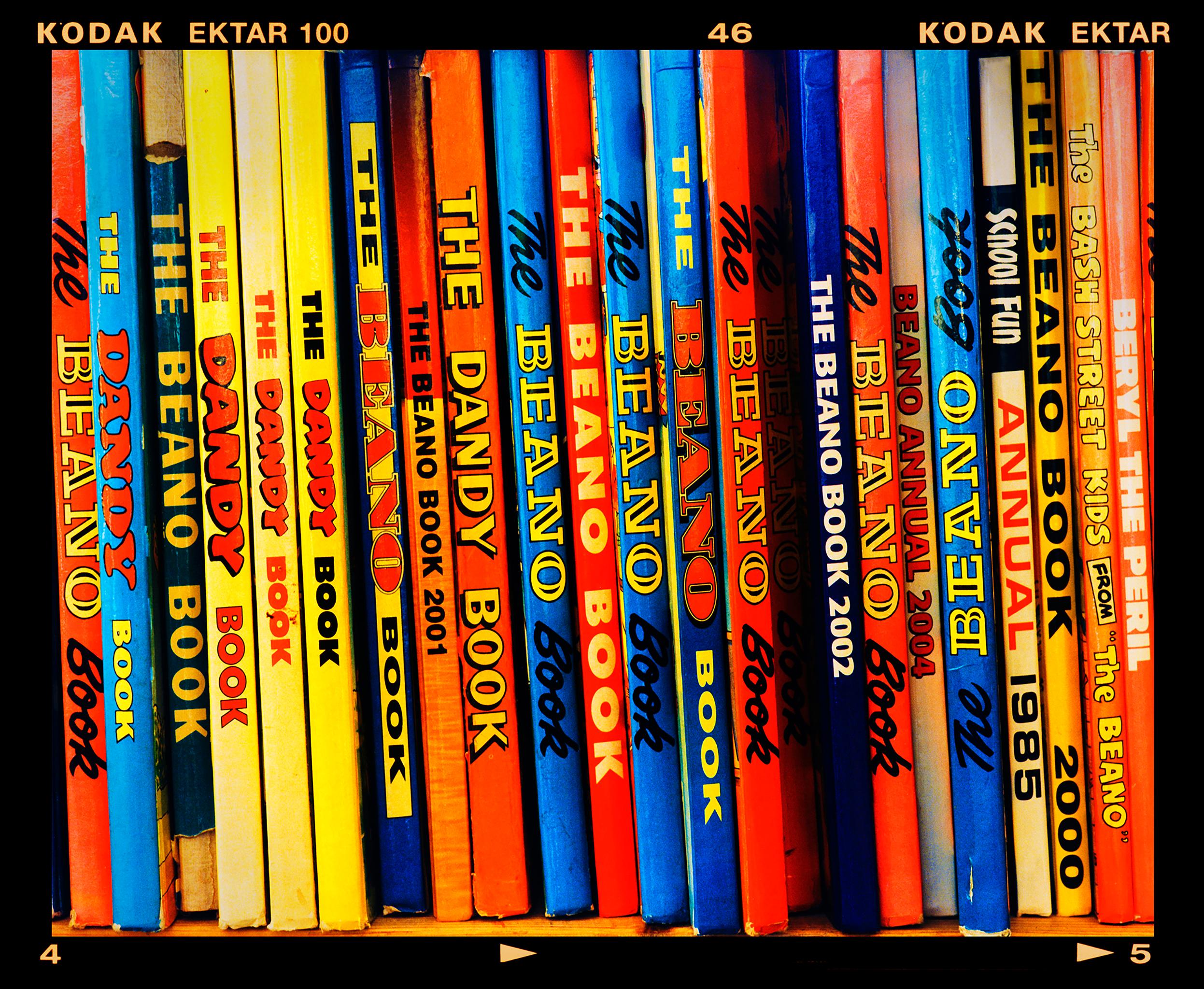 Schule Spaß, Norfolk - Vintage Buchrücken Multicolor Fotografie gerahmt