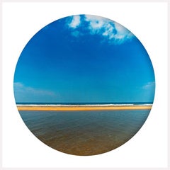 Scolt Head Yellow Sand, Norfolk - Fotografía contemporánea, de círculos, de paisajes acuáticos