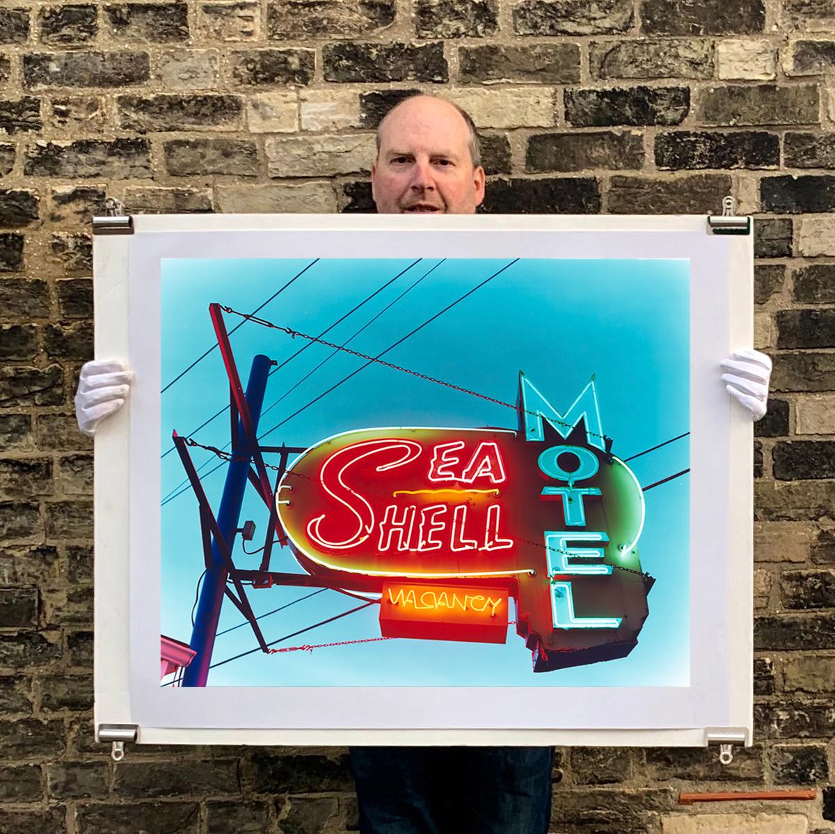 Sea Shell Motel, photographié au crépuscule dans le cadre de la série 