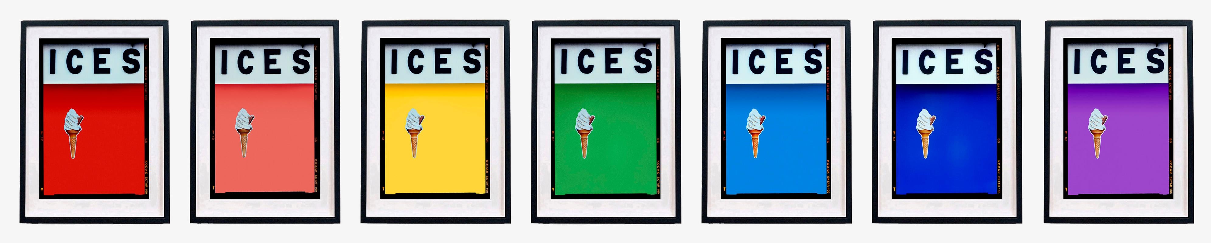 Richard Heeps Color Photograph - Set of Seven Framed Rainbow Color ICES - Pop Art Photography Prints