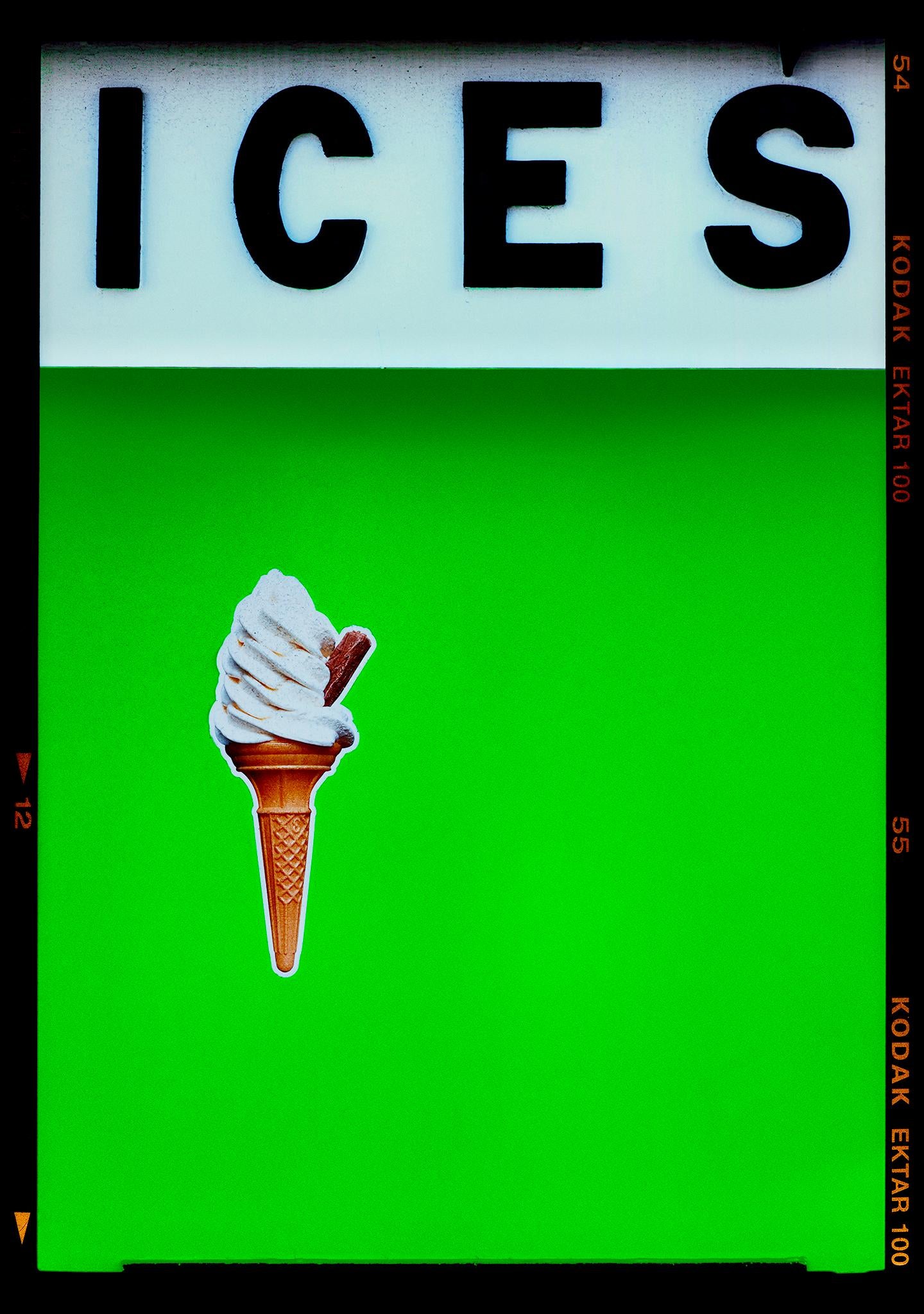 Set of Three Framed Citrus ICES Orange, Lime Green, Lemon Yellow Pop Art Prints For Sale 6