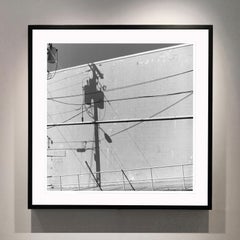 Shadow Lines, Wildwood, New Jersey - American Black and White Square Photography