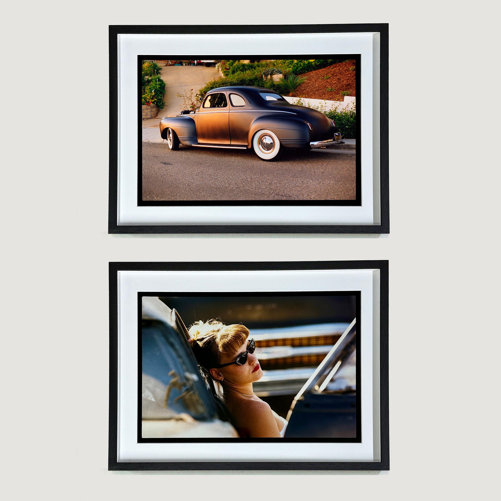 Shelley's '41 Plymouth, California - American Road Trip Color Photograph For Sale 2