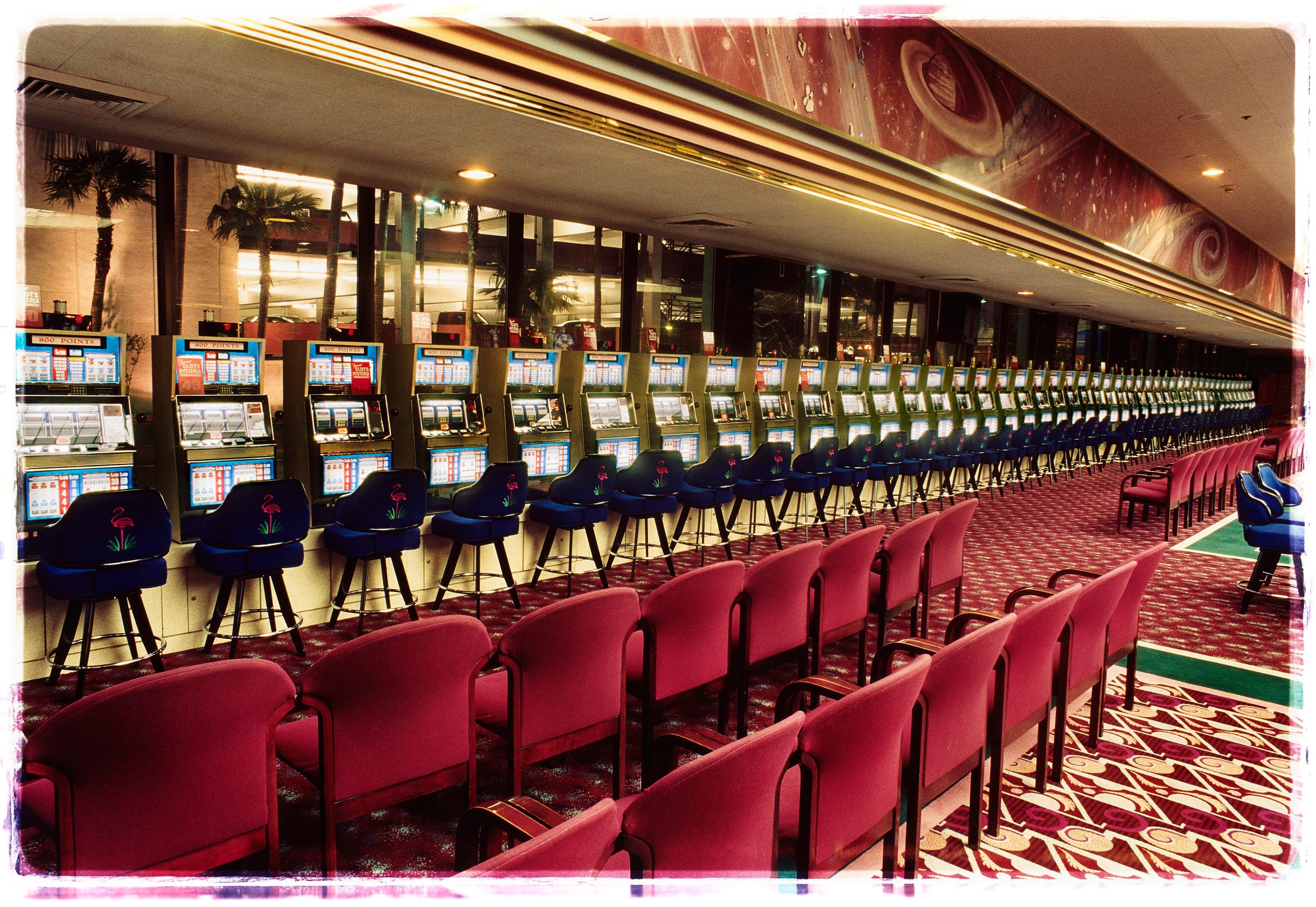 Richard Heeps Portrait Photograph - Slots, Las Vegas - Casino Interior Color Photograph