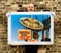 Space Age Lodge, Gila Bend, Arizona, amerikanisches Googie-Schild, Foto