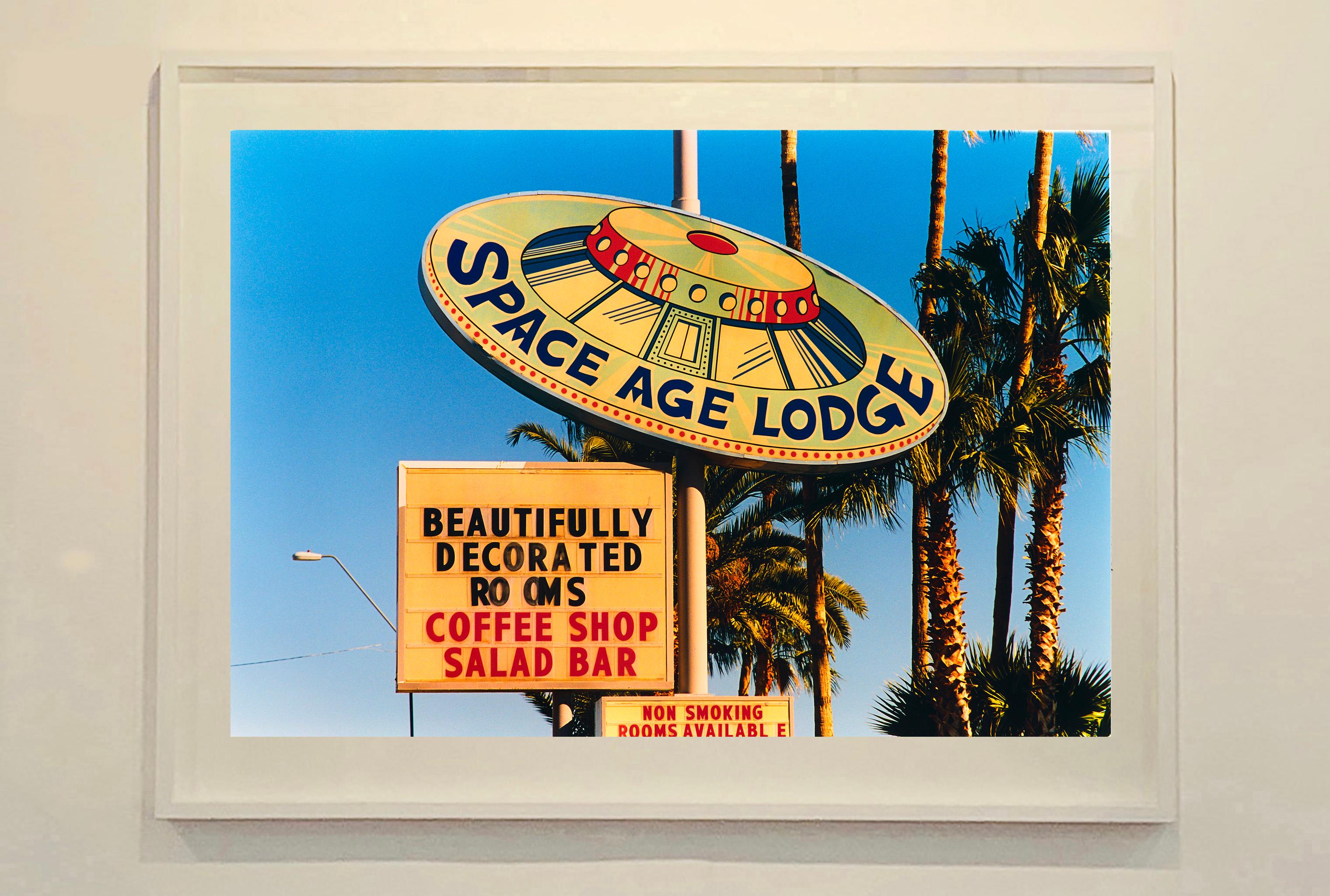 Space Age Lodge, Gila Bend, Arizona, amerikanisches Googie-Schild, Foto im Angebot 1