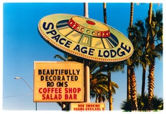Space Age Lodge, Gila Bend Arizona - American Googie Sign Photo