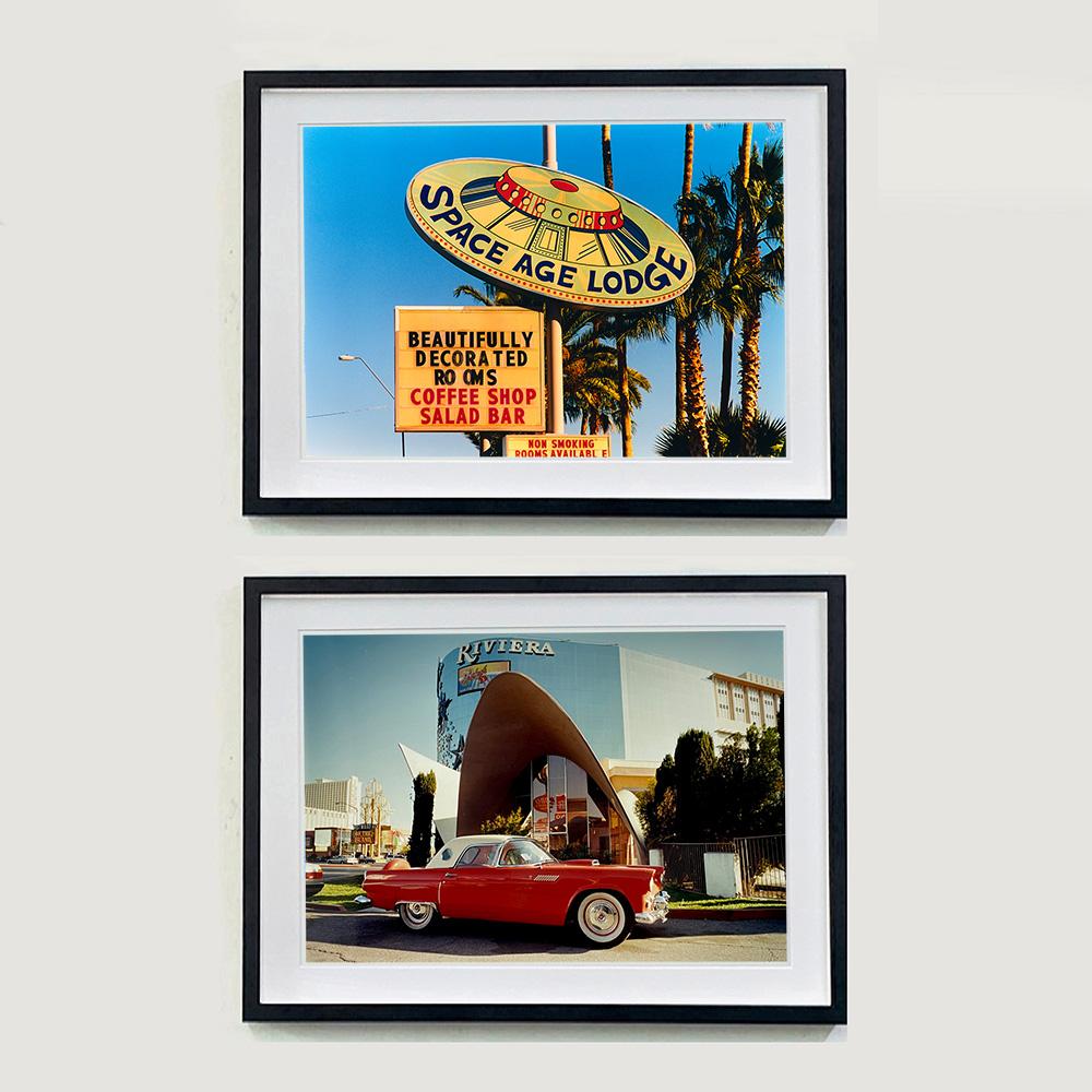 Space Age Lodge, Gila Bend, Arizona - American Sign Color Photograph For Sale 3