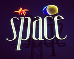 Space, Ibiza, the Balearic Islands - Contemporary Color Sign Photography