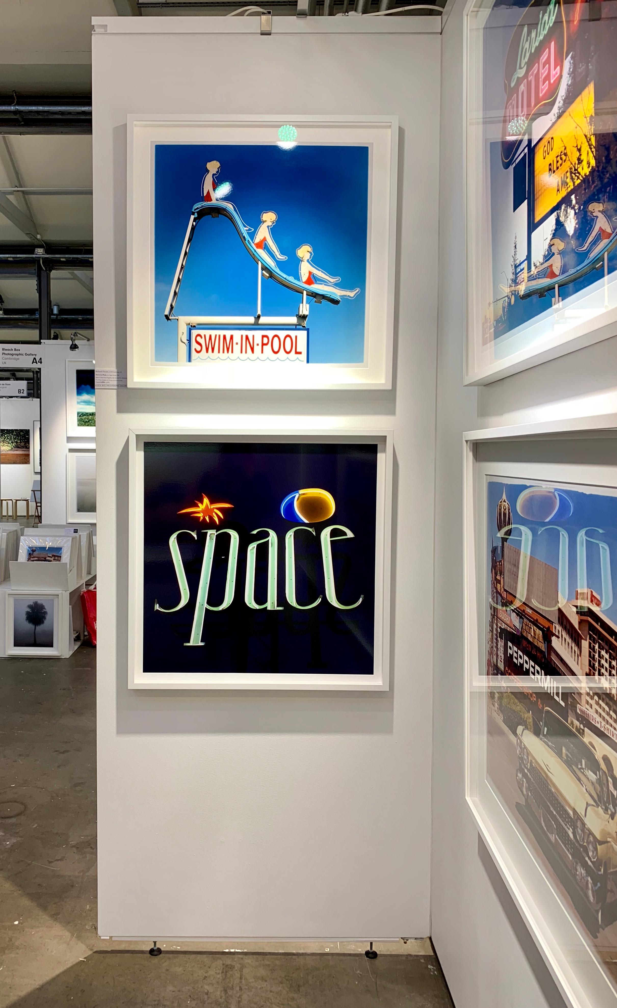 Space, Ibiza, the Balearic Islands Framed - Contemporary Colour Sign Photography 2
