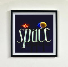Space, Ibiza, the Balearic Islands Framed - Contemporary Colour Sign Photography