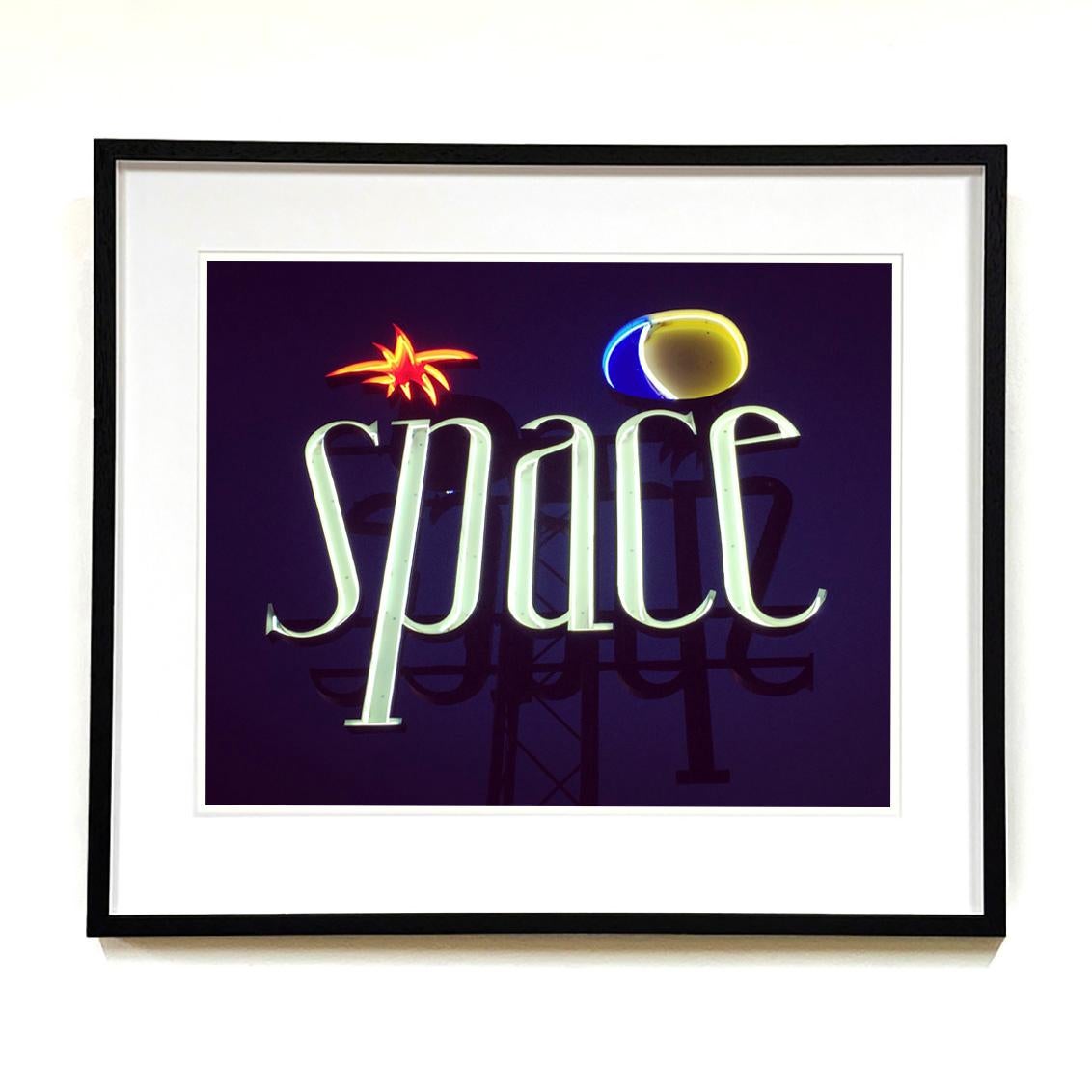 Space, Ibiza - Typography Color Photograph - Contemporary Print by Richard Heeps