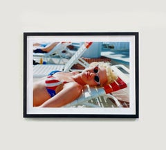 Stars and Stripes Bikini, Las Vegas - Contemporary Portrait Color Photography