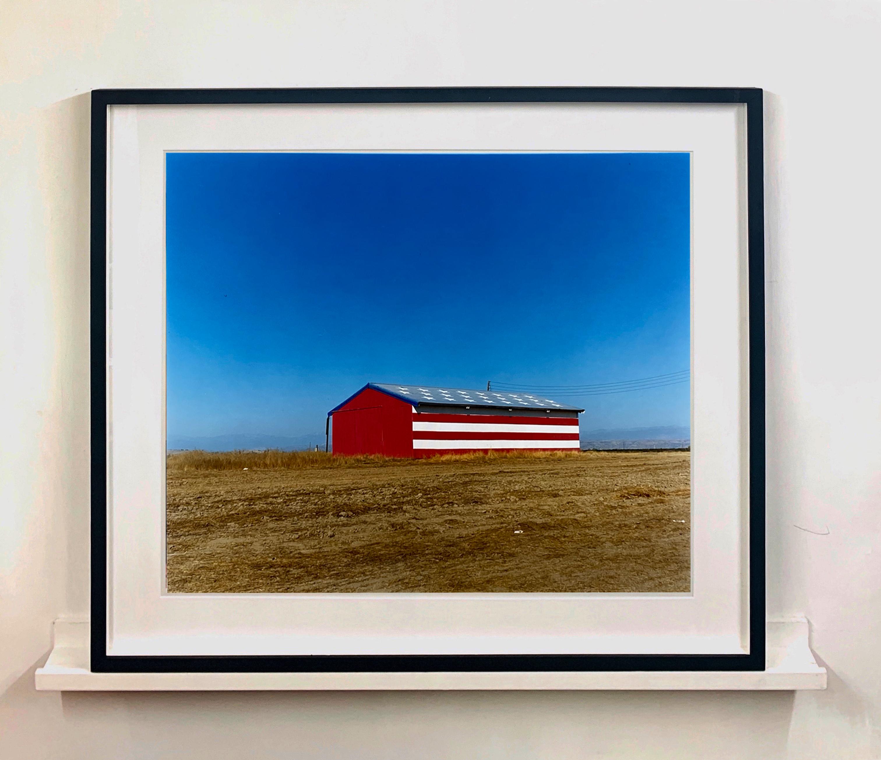 Stars & Stripes Barn, Oakhurst, California - American Color Photography For Sale 2