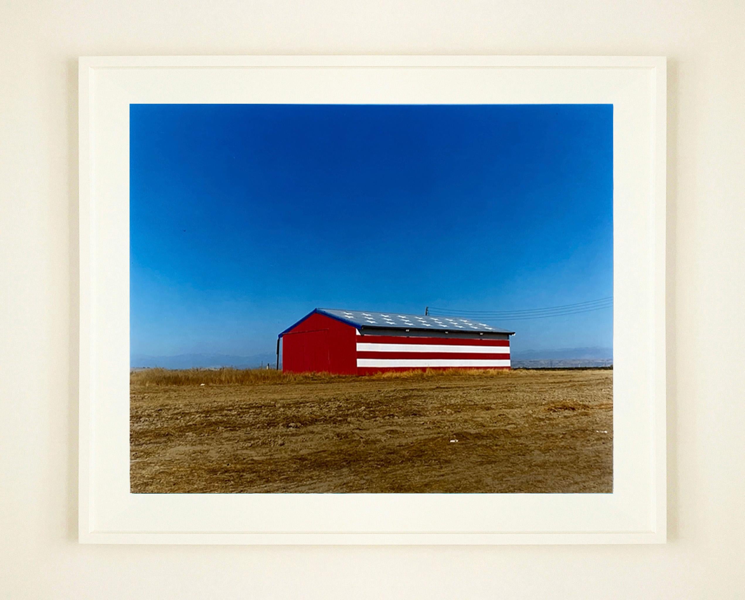 Stars & Stripes Barn, Oakhurst, California - American Color Photography For Sale 4