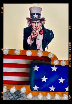 Stars & Stripes Sam - Fotografía Pop Art en Color