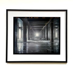 Steel Pier, Atlantic City, New Jersey - Seaside Architecture Monochrome Photo