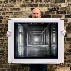 Steel Pier, Atlantic City, New Jersey - Architecture de bord de mer Photo monochrome