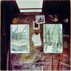 Vintage Stonemason's Workshop, Northwich - British industrial interior color photography