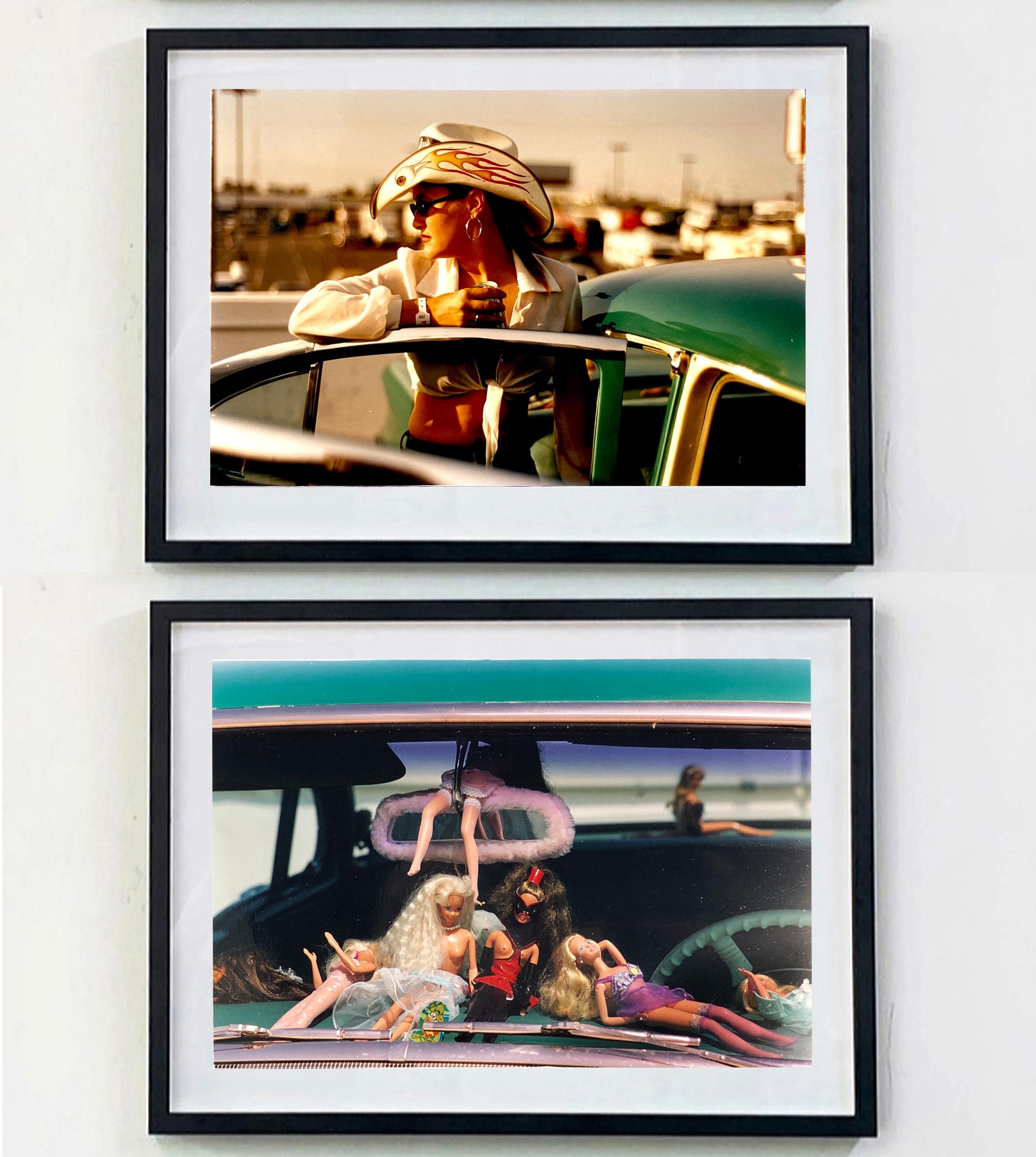 Sun Kissed Wendy, Las Vegas - Contemporary Portrait Color Photography - Beige Portrait Photograph by Richard Heeps