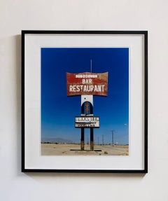 Sundowner II, Salton Sea, California - Blue sky roadside America color photo