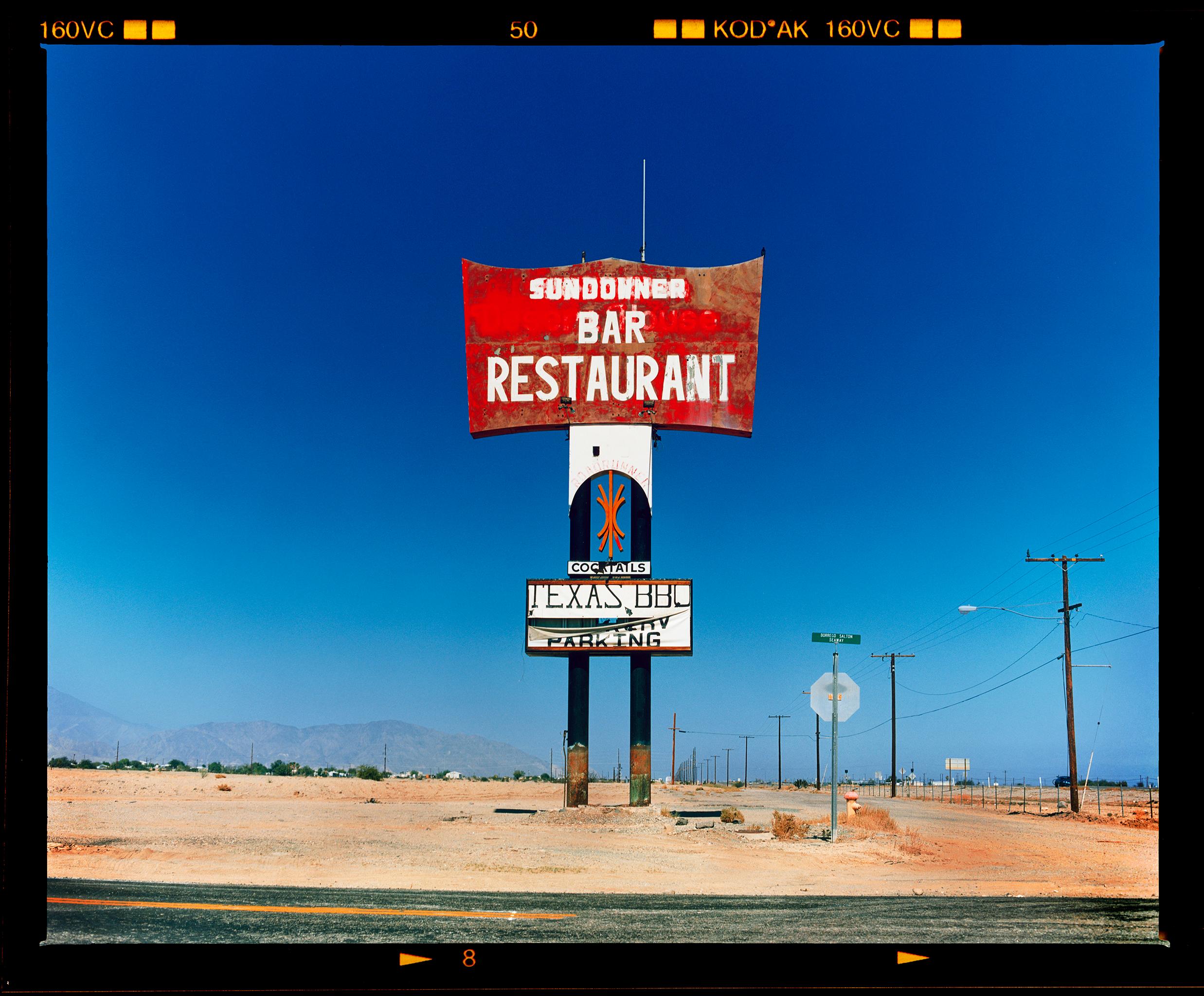 Sundowner Landscape, Salton Sea, California - American Color Photography