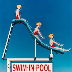 Swim-in-Pool, Las Vegas, Nevada - Americana Pop Art Color Photography