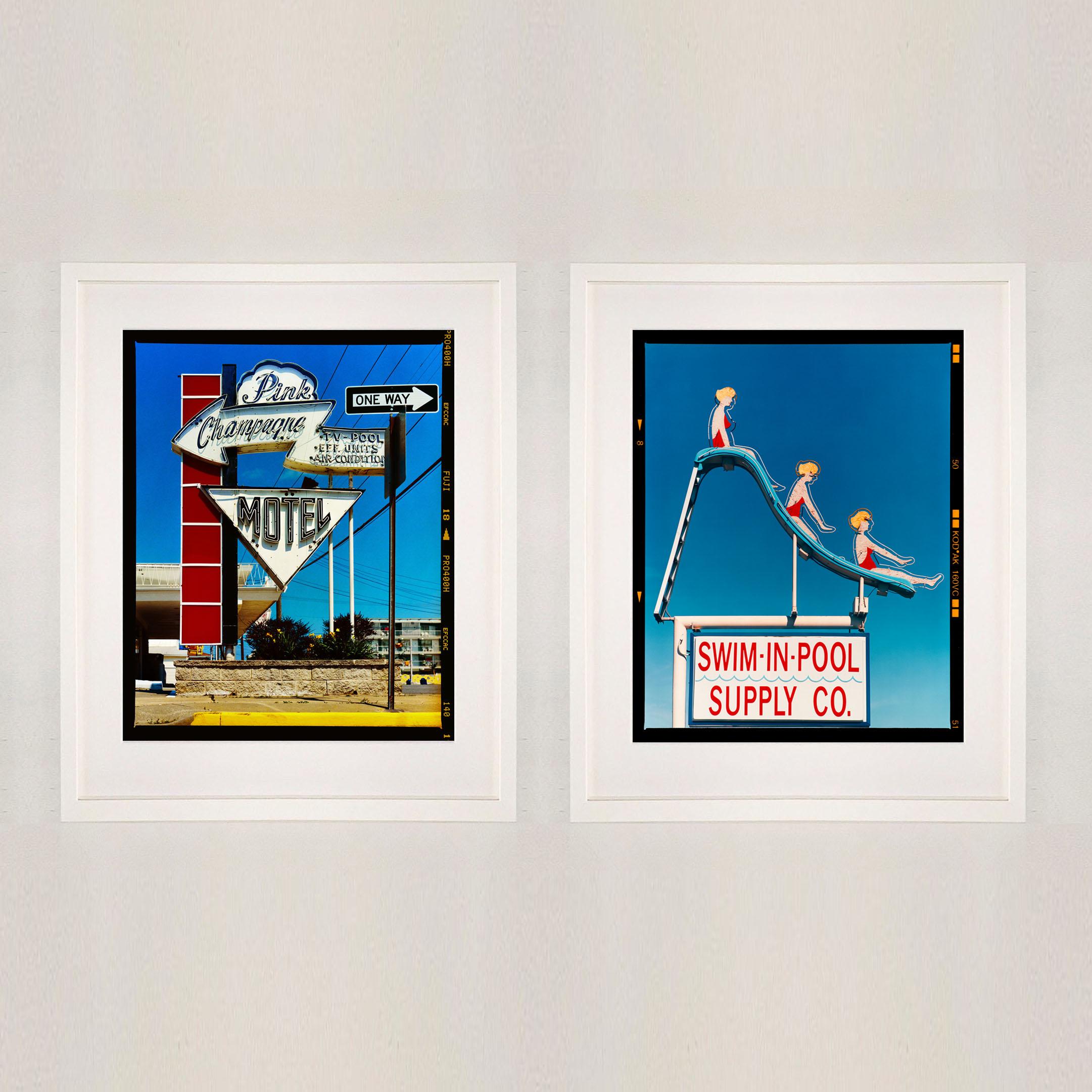 Swim-in-Pool Supply Co. Las Vegas - American Color Sign Photography - Blue Print by Richard Heeps