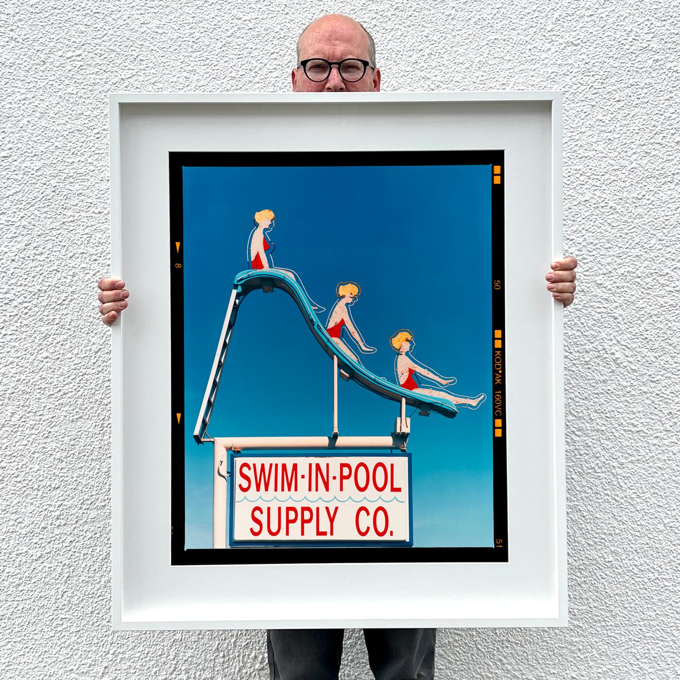 Swim-in-Pool Supply Co. Las Vegas - Photographie de panneau coloré américain en vente 1