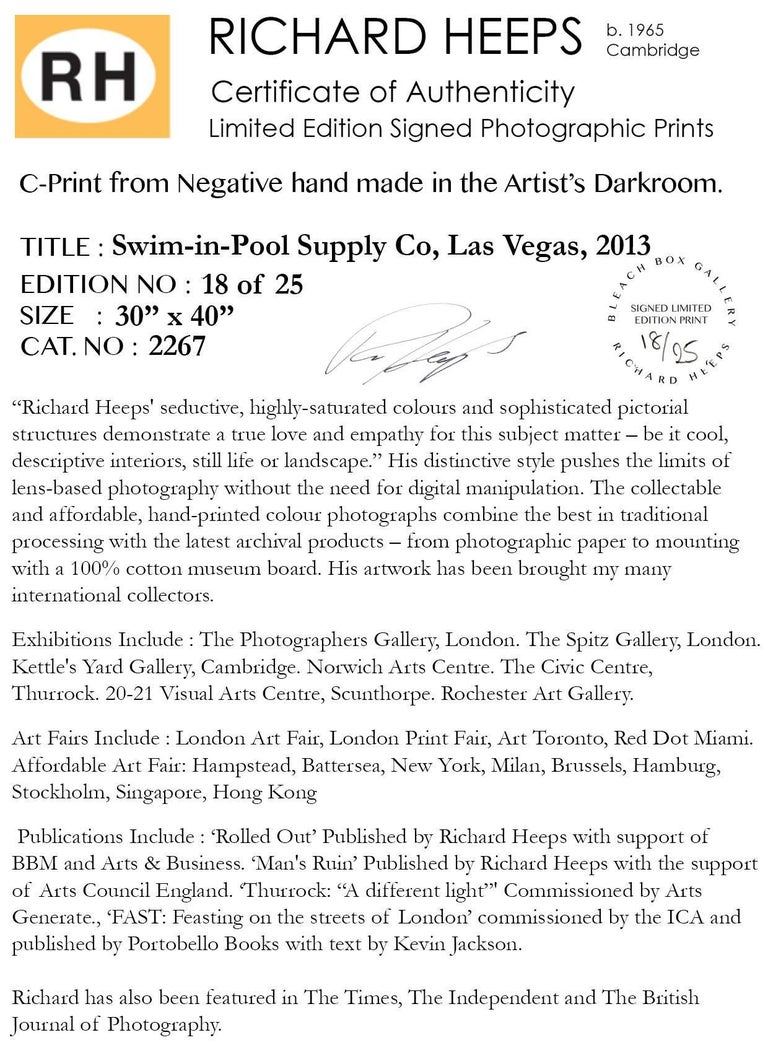 Richard Heeps SwiminPool Supply Co. Las Vegas, Nevada Americana