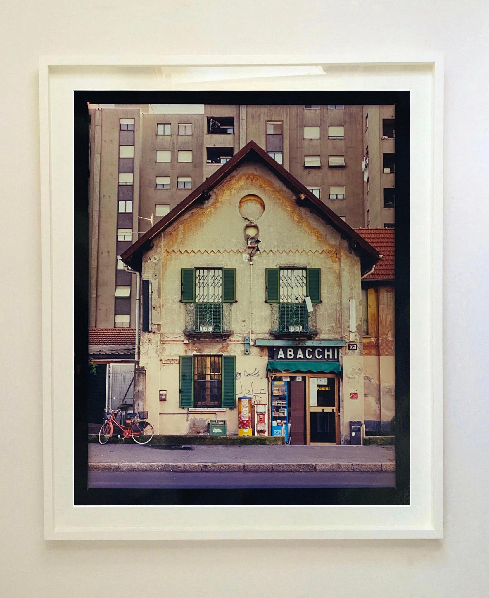 TABACCHI at Day, Italian architecture photography from Richard Heeps series, A Short History of Milan.
'A Short History of Milan' began in November 2018 for a special project featuring at the Affordable Art Fair Milan 2019 and the series is ongoing.