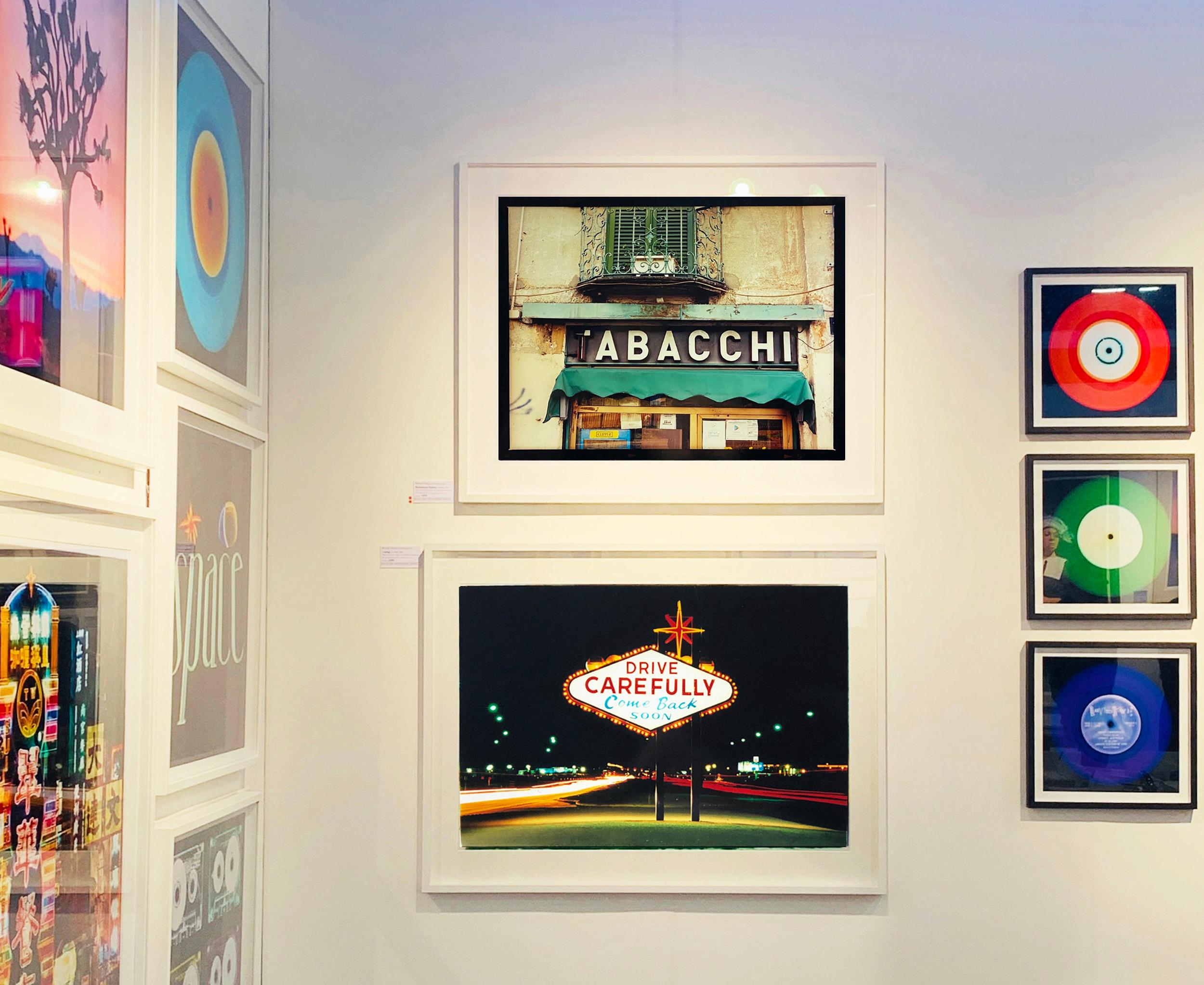 TABACCHI Sign, Milan - Contemporary Typography Sign Pop Art Color Photography For Sale 1