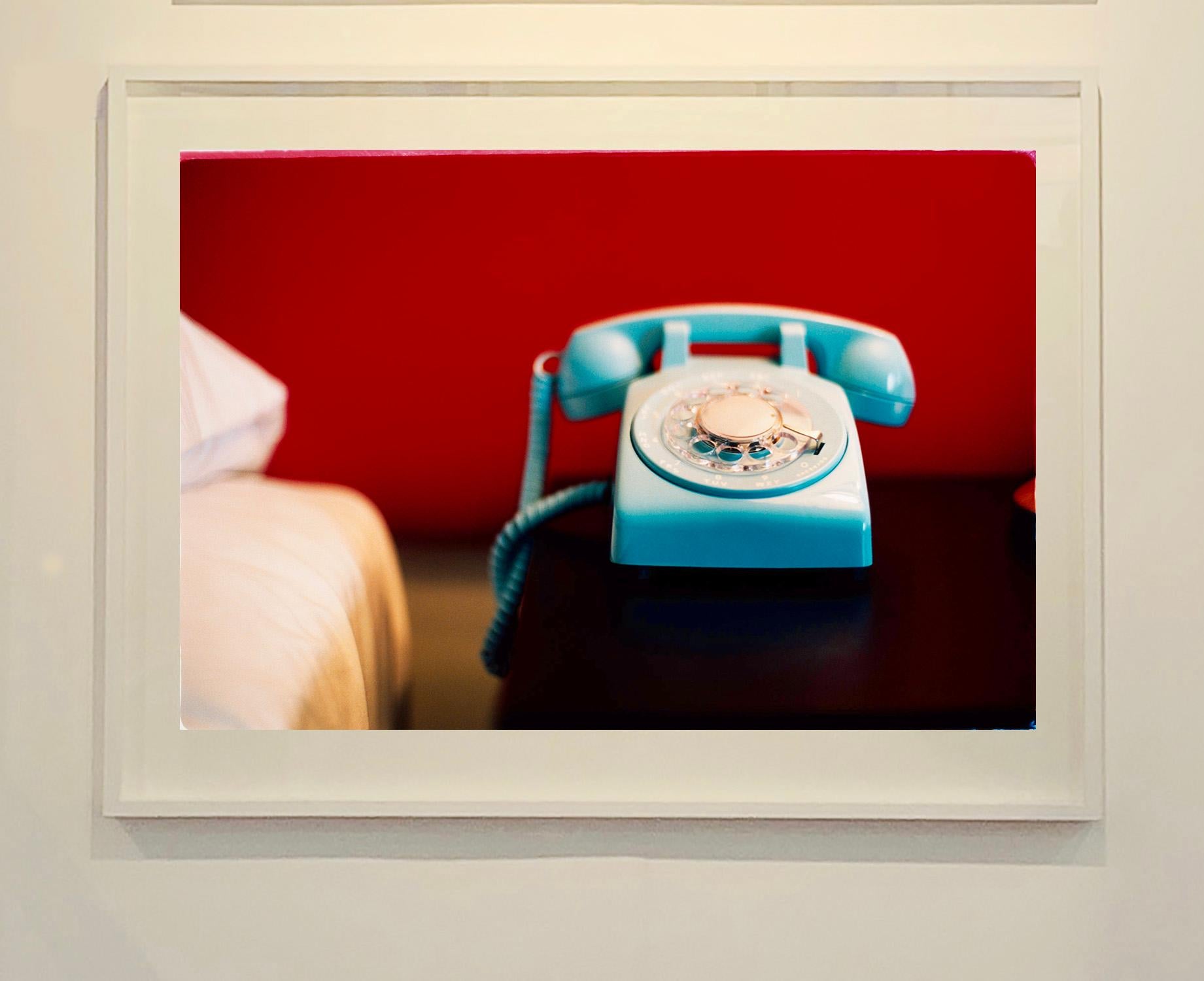Telephone I, Ballantines Movie Colony, Palm Springs - Interior Color Photography - Print by Richard Heeps