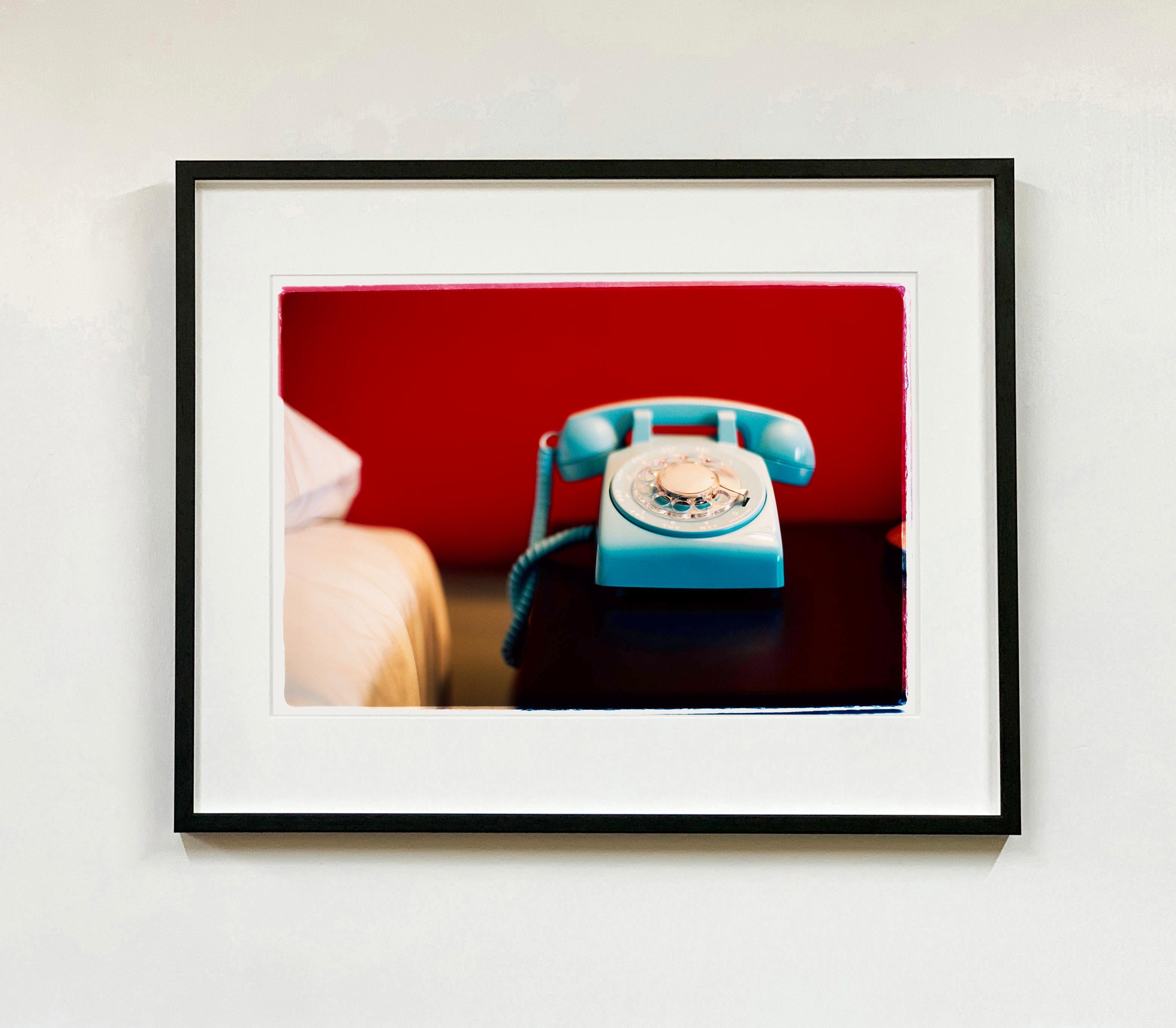 Telephone I, Ballantines Movie Colony, Palm Springs - Interior Color Photography - Contemporary Print by Richard Heeps