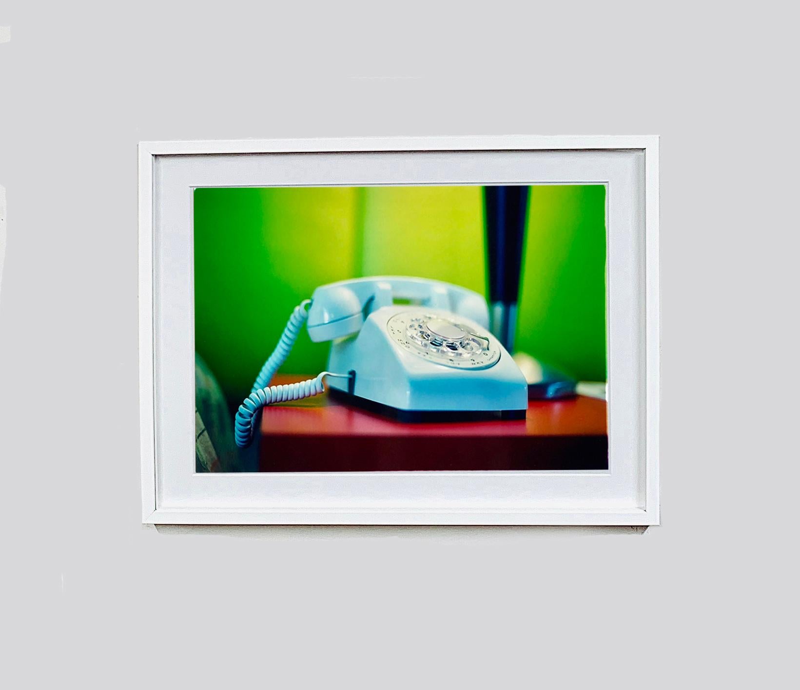 Telephone III, Ballantines Movie Colony, Palm Springs - Interior Color Photo - Photograph by Richard Heeps