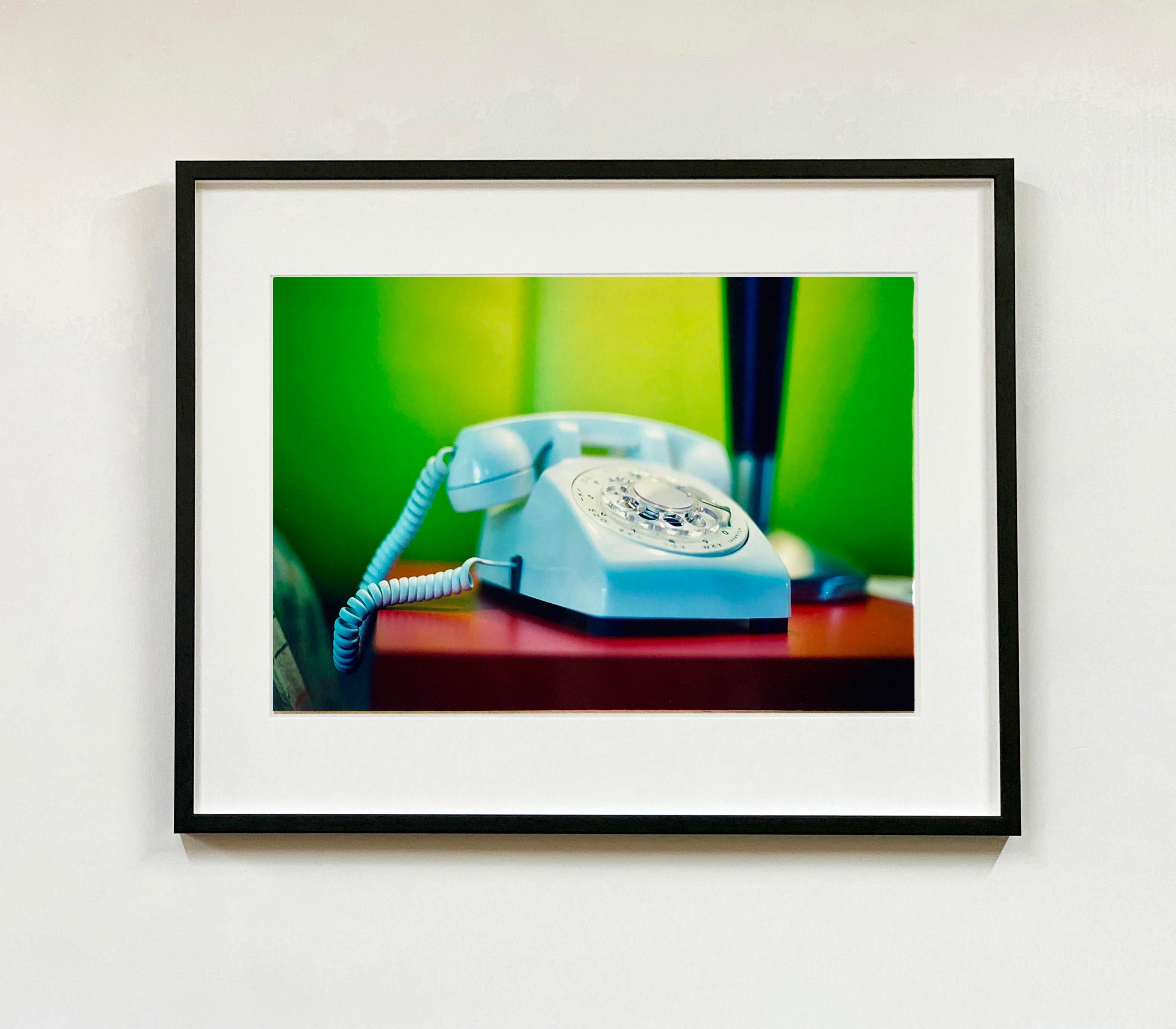 Telephone III, Ballantines Movie Colony, Palm Springs - Interior Color Photo - Print by Richard Heeps