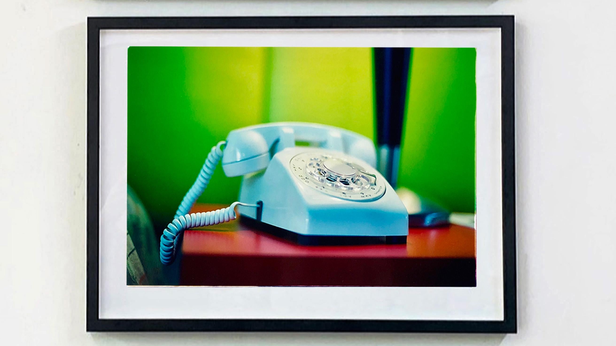 Telephone III, Ballantines Movie Colony, Palm Springs - Interior Color Photo - Contemporary Photograph by Richard Heeps