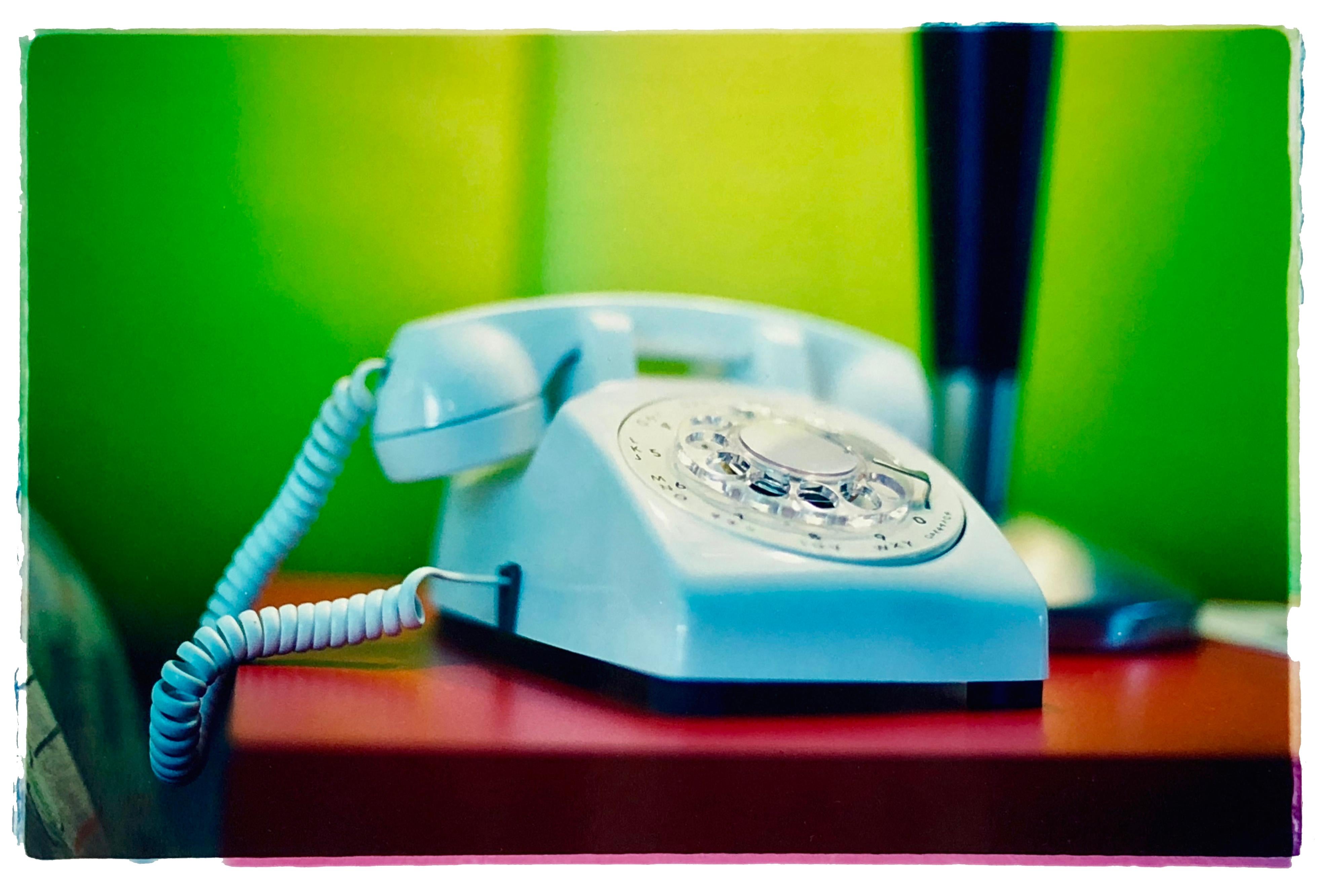 Richard Heeps Color Photograph - Telephone III, Ballantines Movie Colony, Palm Springs - Interior Color Photo