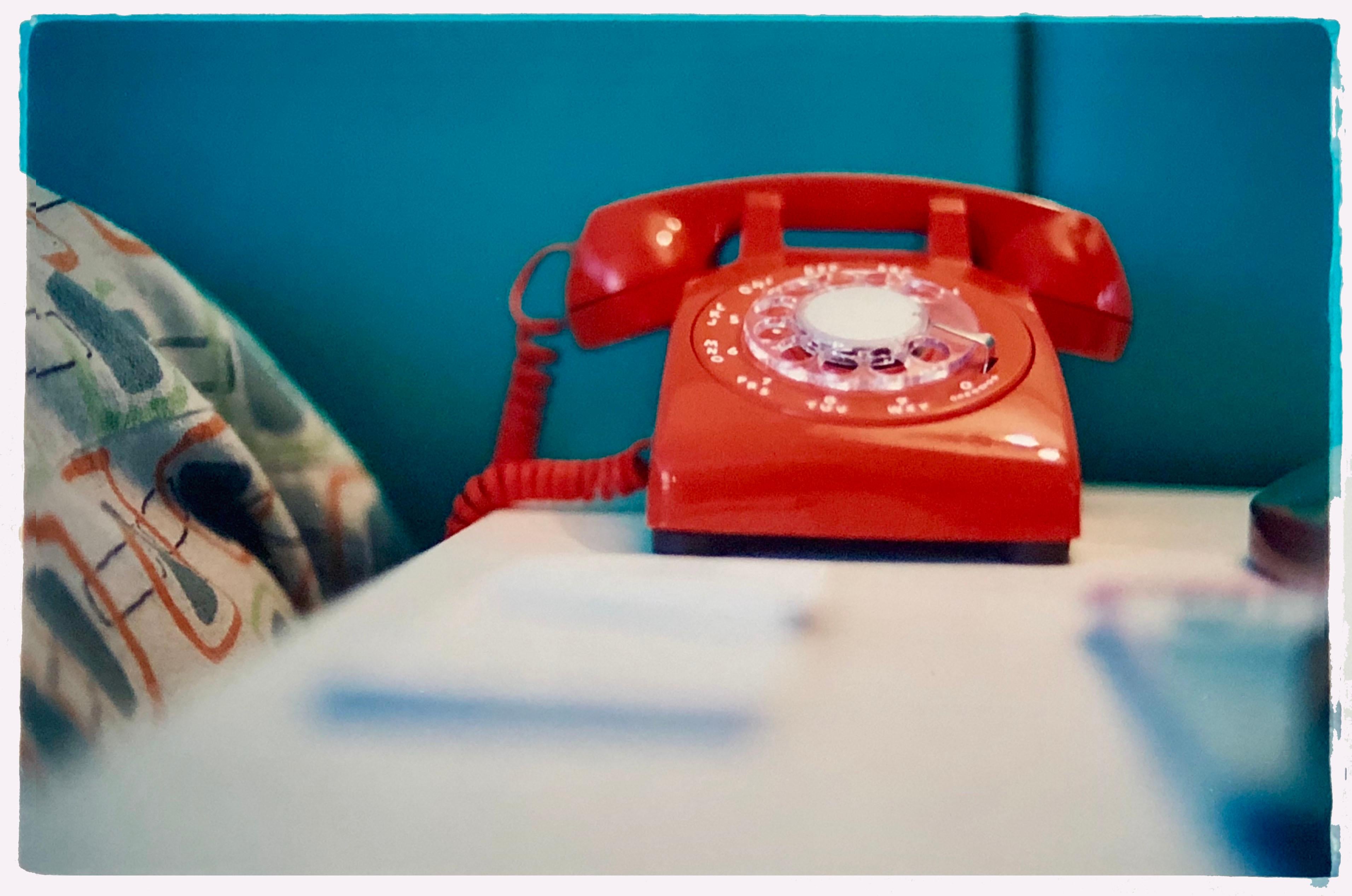 Richard Heeps Interior Print - Telephone VI, Ballantines Movie Colony, Palm Springs, California 