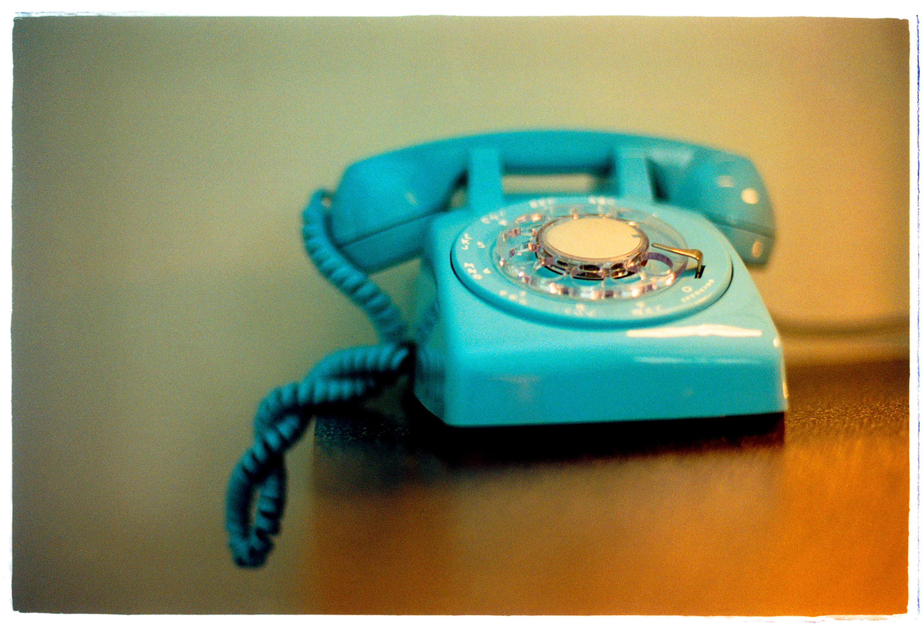 Telephone VII, Palm Springs, California - Vintage Interior Color Photography